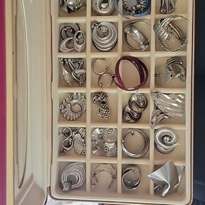 Estate Sale jewelry with jewelry box